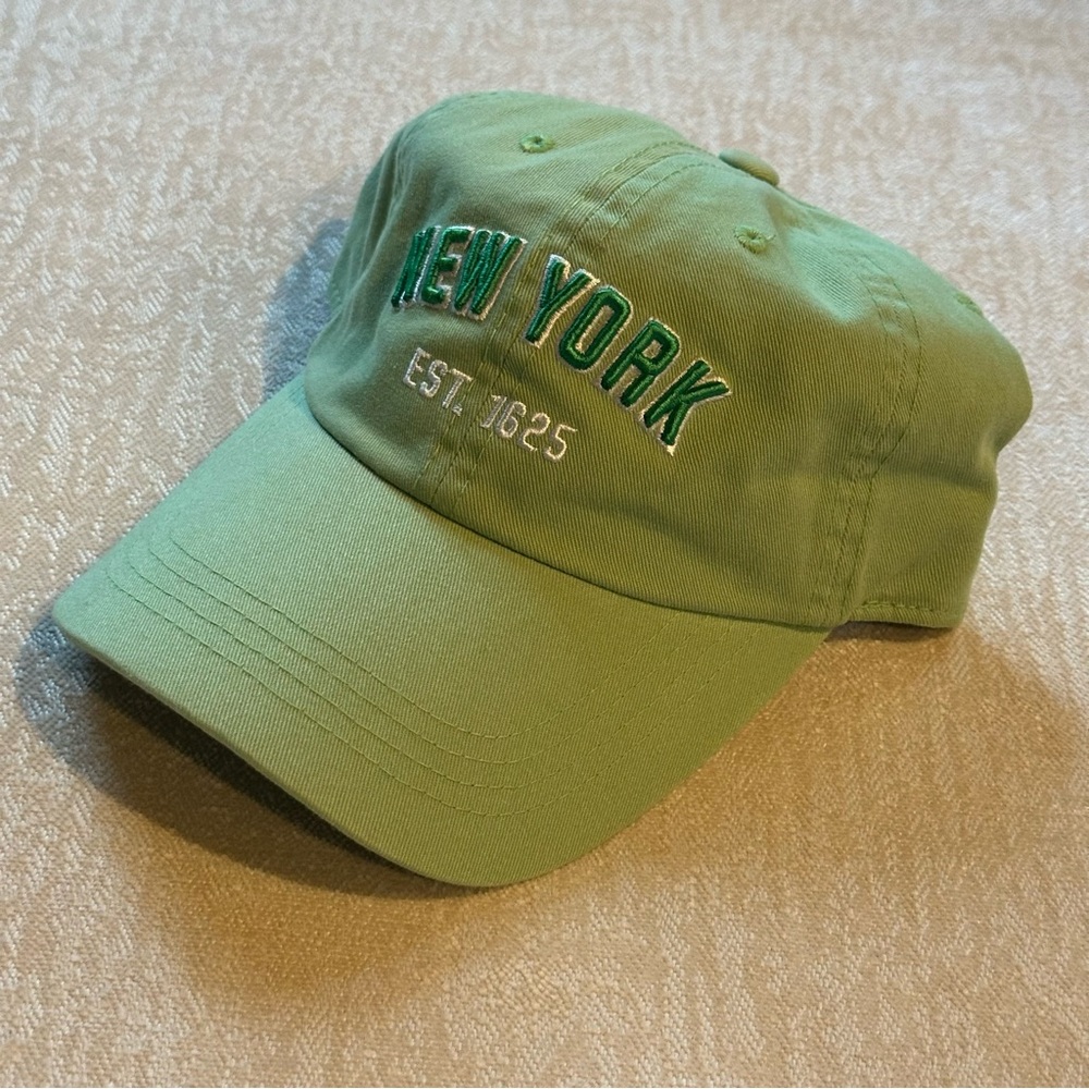 Green New York Baseball Cap